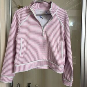 Pink Striped Women's Sweater